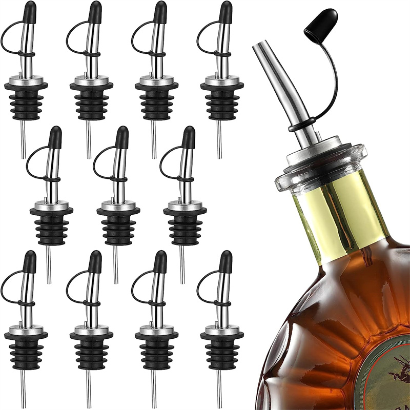 Speed Pourer Cap - 테이퍼형 스테인레스 스틸 스피드 푸어러 스파우트,