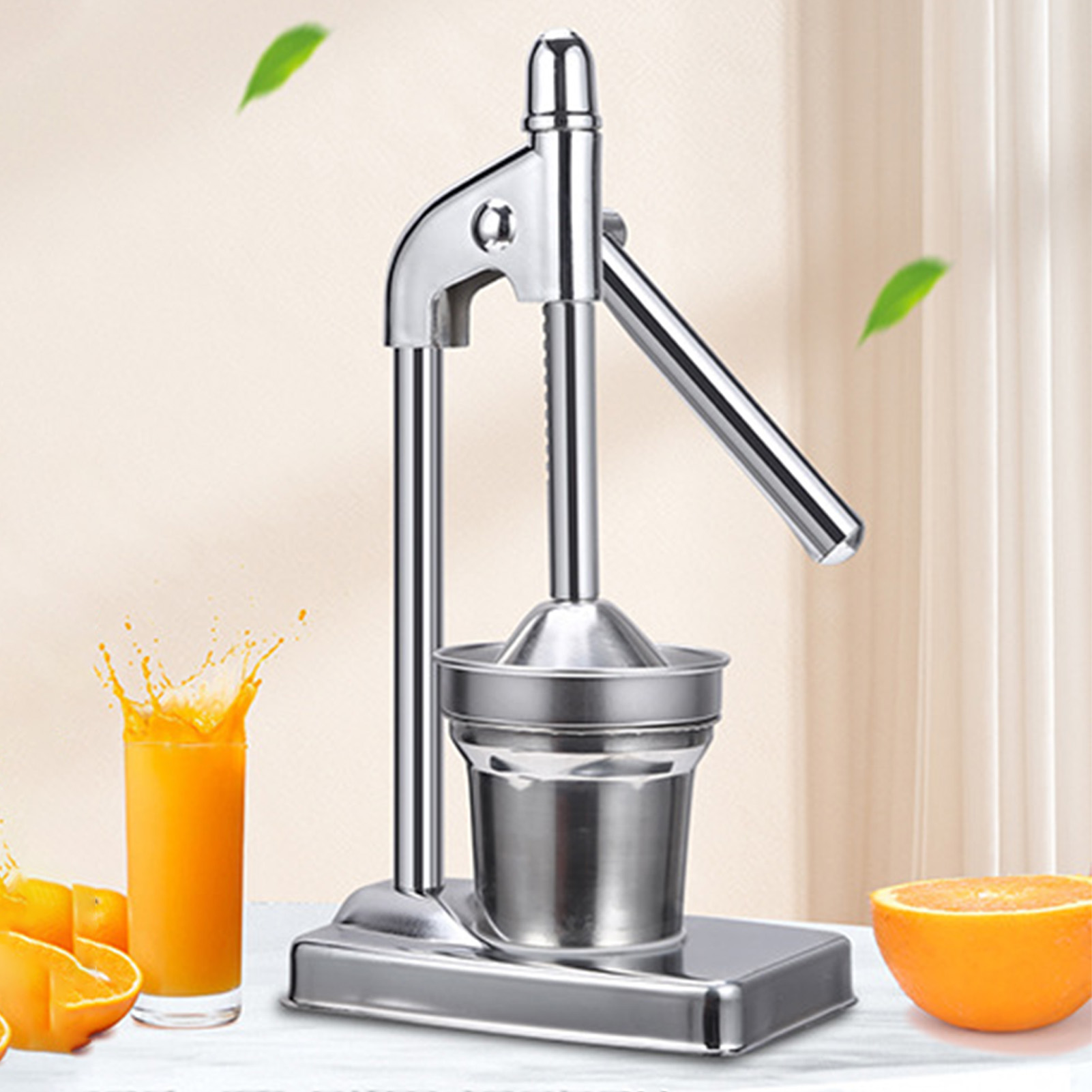 Citrus Juicer Bar - 오렌지 레몬 석류용 스테인리스 수동 착즙기