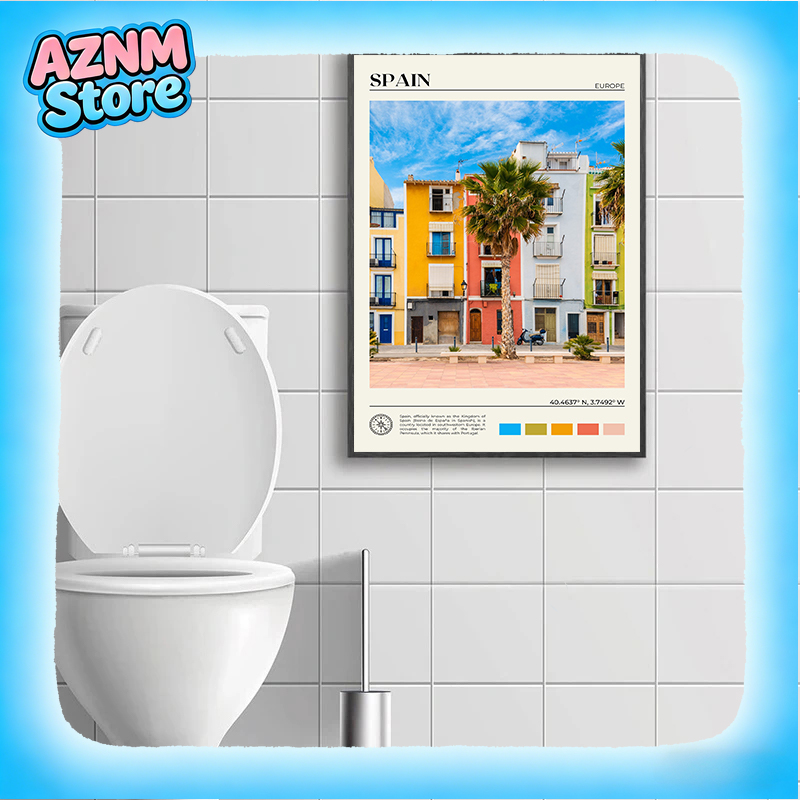 Home Barcelona - 스페인 여행 풍경 포스터 세비야 말로르카