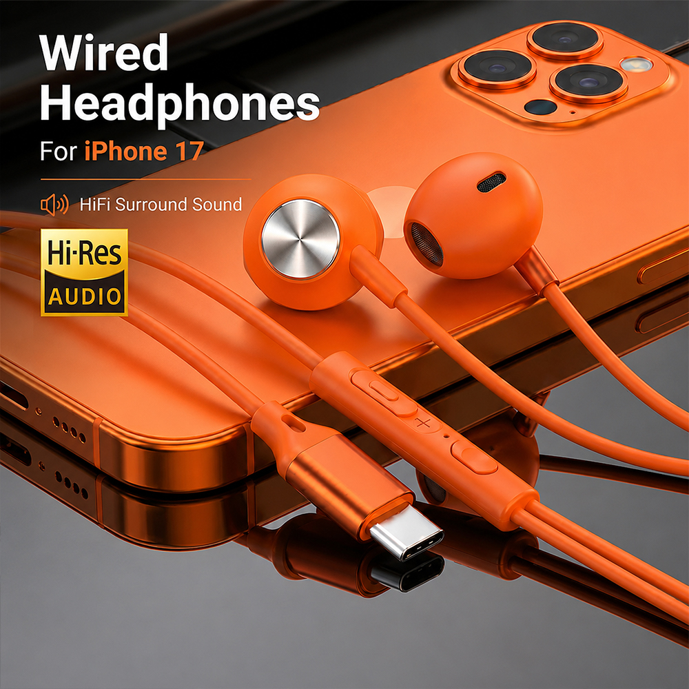 Home Bar Iphone - USB 타입 C 유선 헤드폰 아이폰