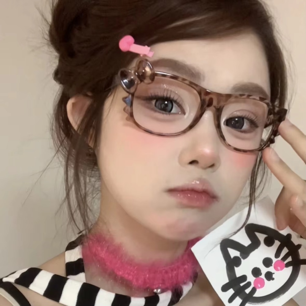 Old Fashioned Glass - 카와이 안경 레트로 애니메이션 KtEyewear 장식