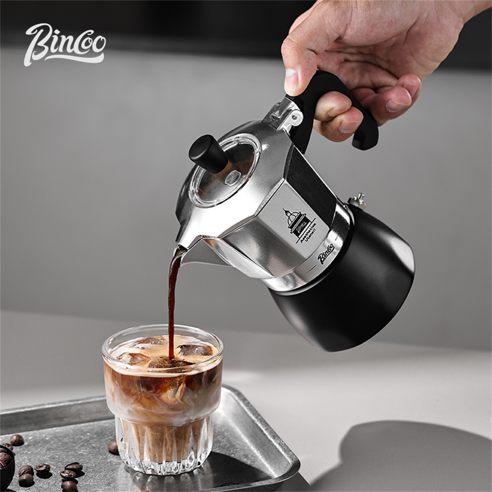 Home Barista - BINCOO 더블 밸브 모카 포트, 에스프레소