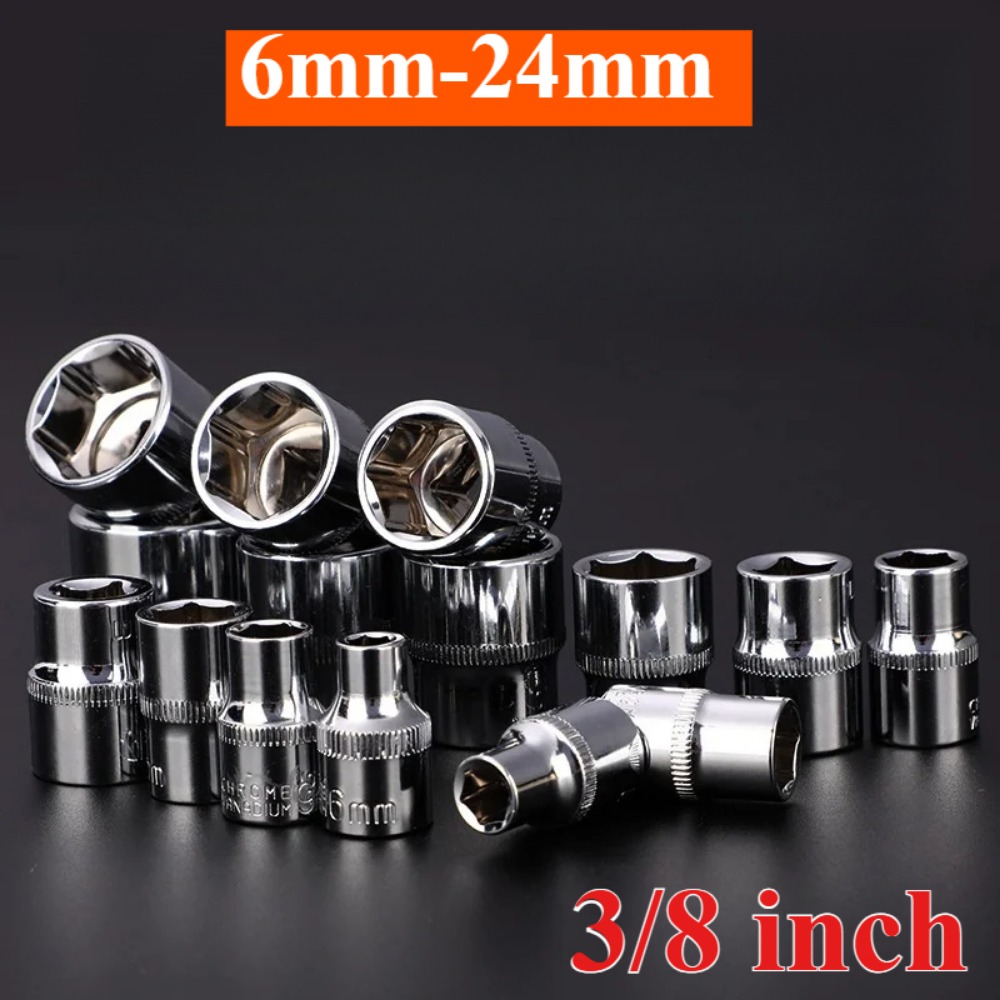 Home Bar Supplies - 3/8 짧은 소켓 6-24mm 외부 육각