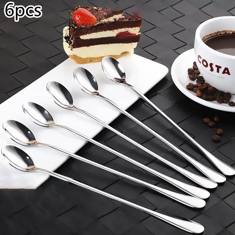 Ice Pick Pick - 6pcs 스테인레스 스틸 아이스 티 특종