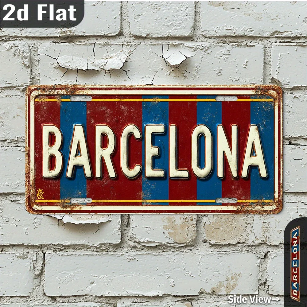 Home Barcelona - 2D 평면형, 1개입 레트로 바르셀로나 나무