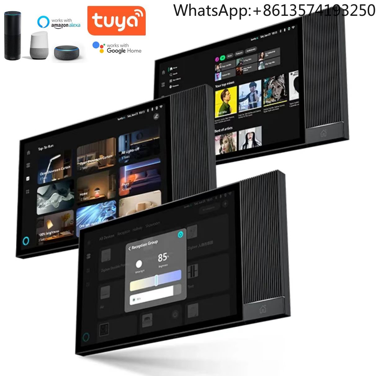 Home Bar Android - 투야 8인치 스마트 지그비 게이트웨이 알렉사