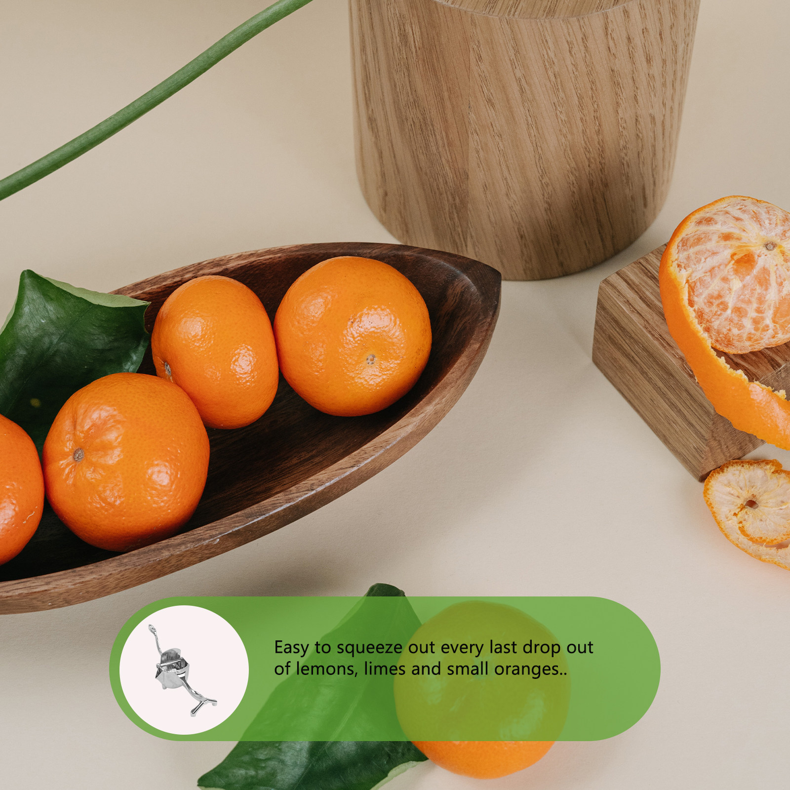 Citrus Juicer Bar - 두꺼운 알루미늄 합금 수동 레몬 착즙기,
