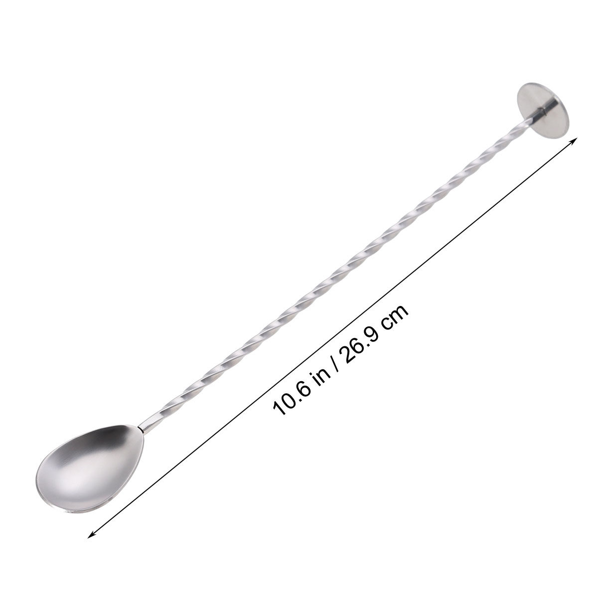 304 스테인리스 스틸 칵테일 바 스푼, 긴 손잡이가  - Bar Spoon Twisted 리뷰 및 가격