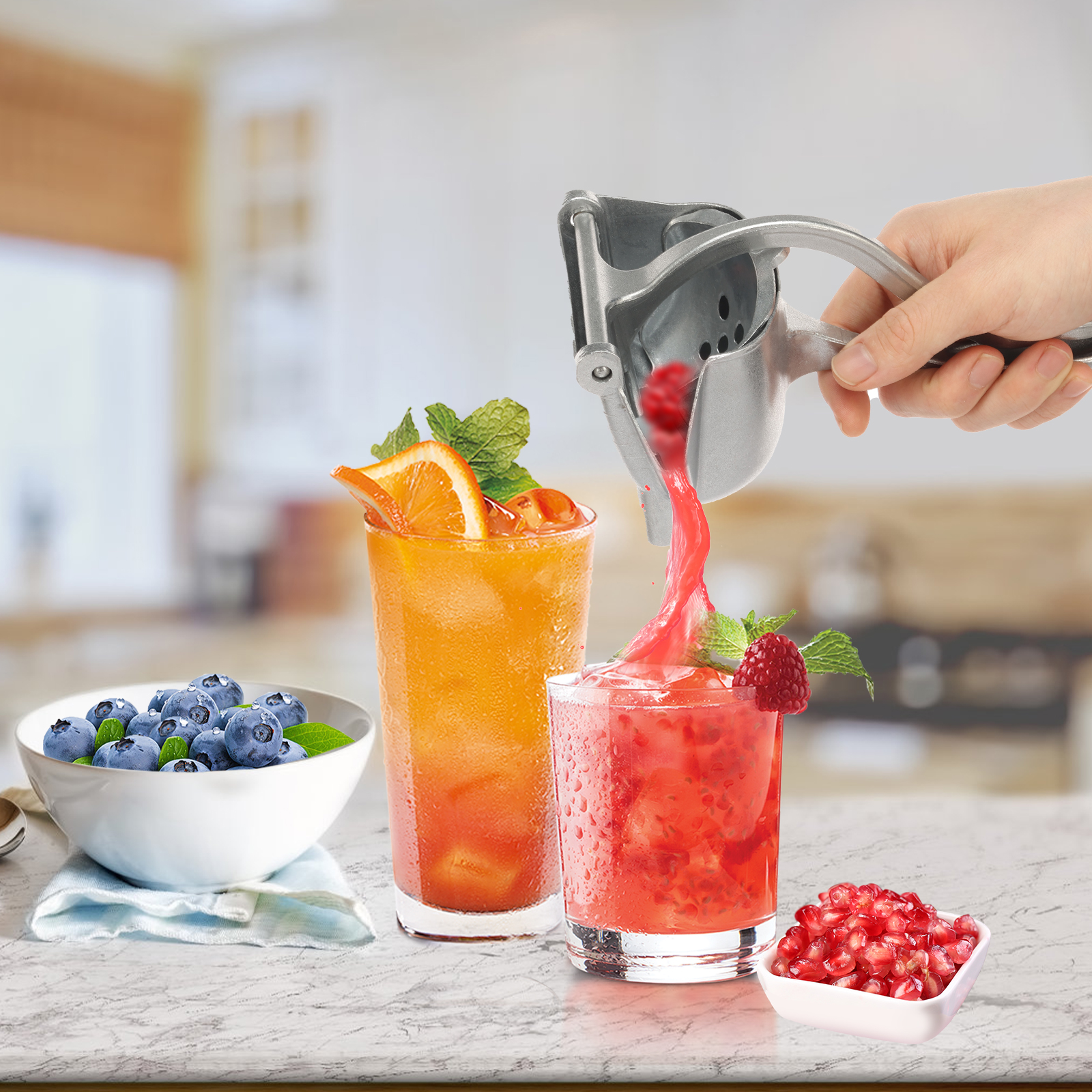 4/2pc 레몬 압착기 핸드 프레스 알루미늄 합금 라임 - Citrus Juicer Bar 리뷰 및 가격