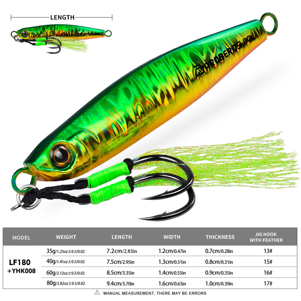 LHFSH 35g-80g 롱 캐스트 메탈 지그 루어 빠 - Jigger Double Sided 리뷰 및 가격