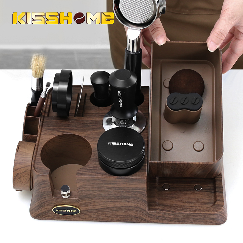 KISSHOME 에스프레소 탬퍼 스테이션 노크 박스 커 - Home Barista 리뷰 및 가격