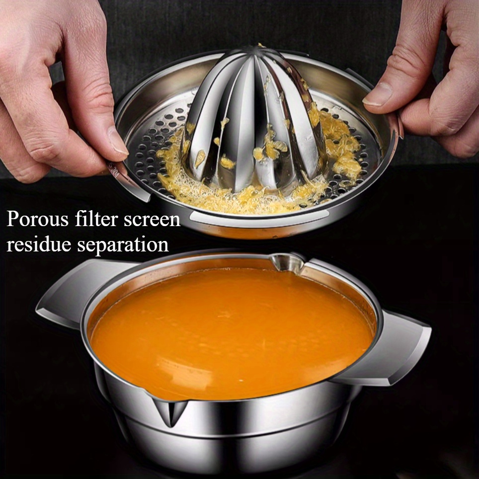 수동 스테인리스 레몬 오렌지 착즙기, 볼과 거름망이 있 - Citrus Juicer Bar 리뷰 및 가격