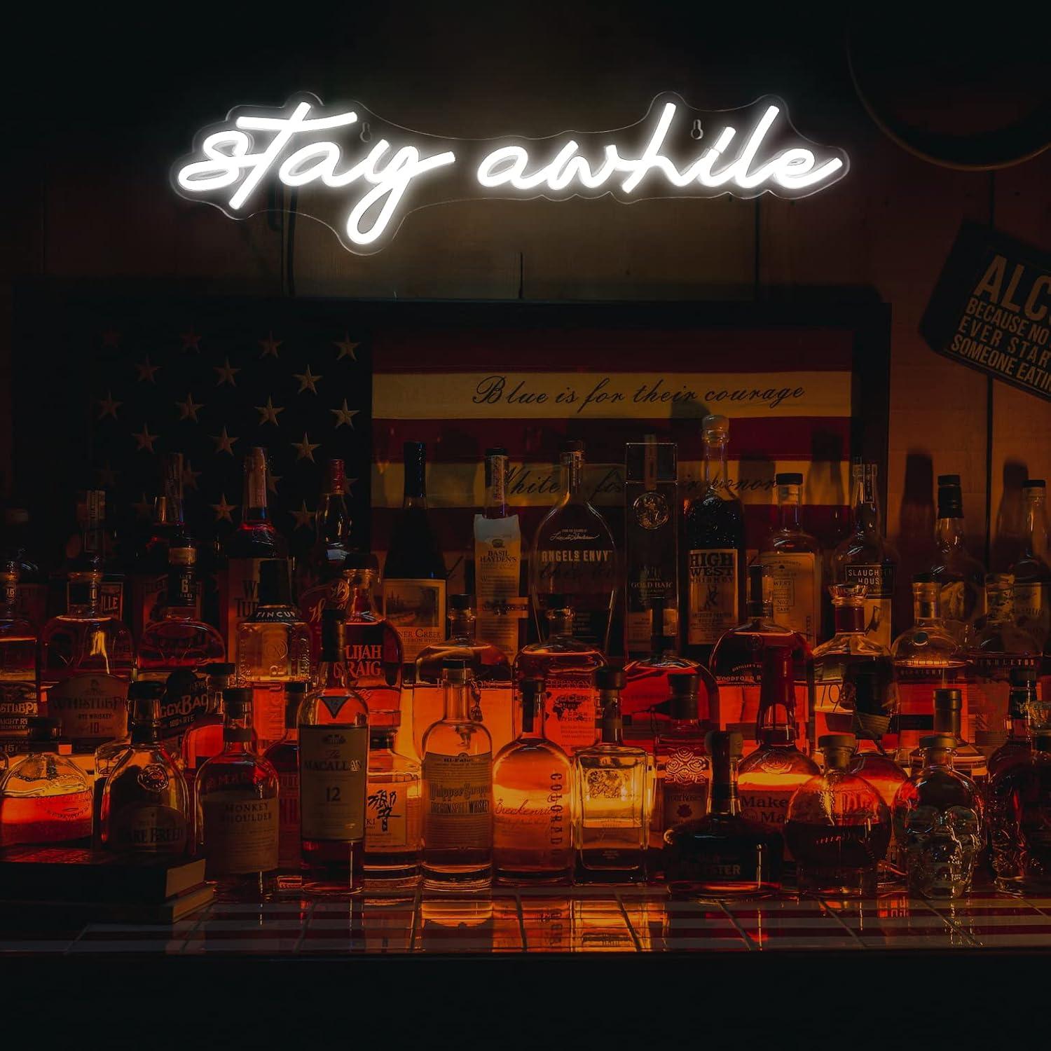 네온사인 USB 디밍 가능 LED 네온 조명 바, 침실 - Home Bar Signs 리뷰 및 가격