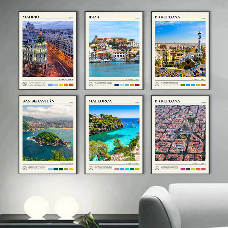 스페인 여행 풍경 포스터 세비야 말로르카 바르셀로나 이 - Home Barcelona 리뷰 및 가격