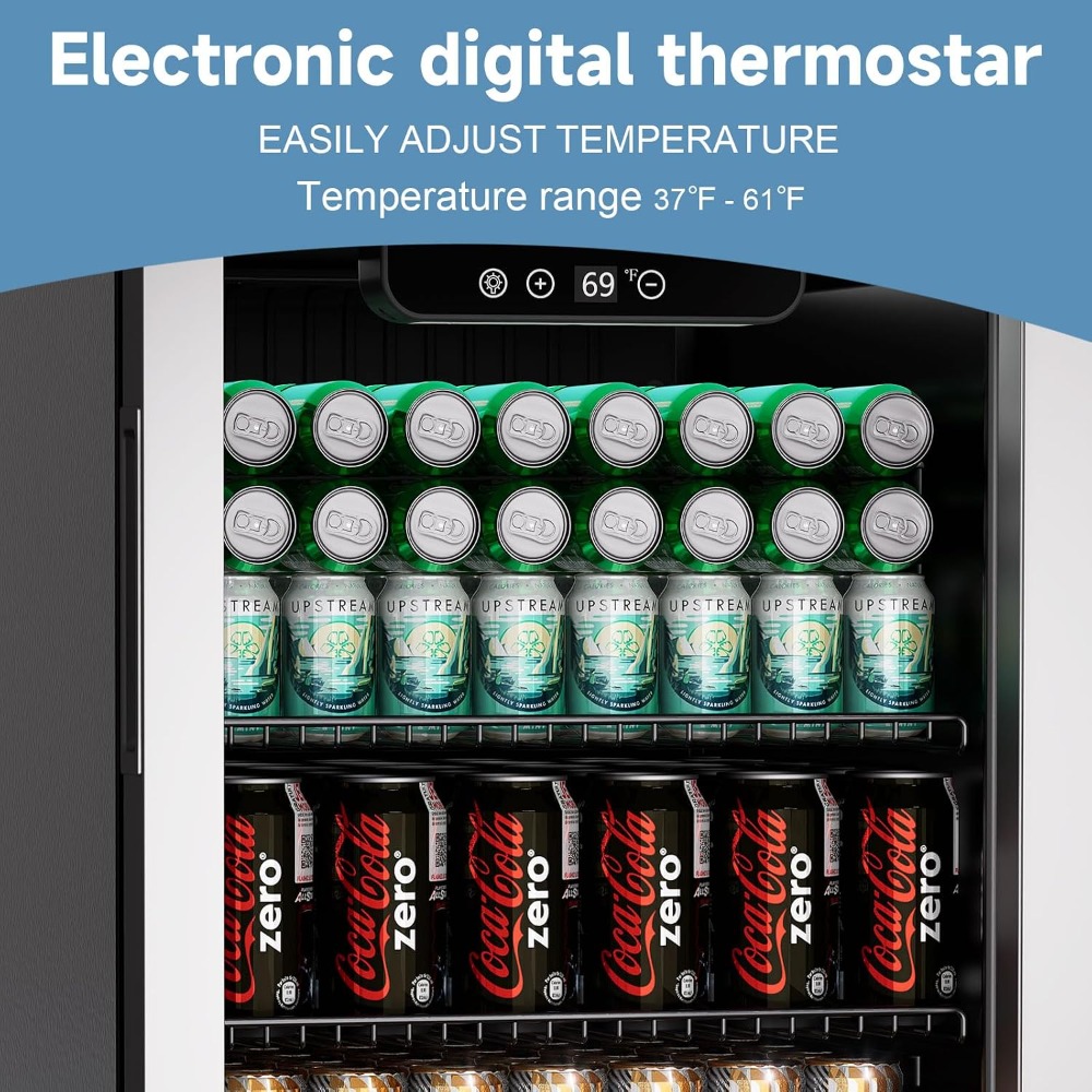 110캔 용량 음료 냉장고, 3.1 Cu Ft 실버 미 - Home Bar And Fridge 리뷰 및 가격