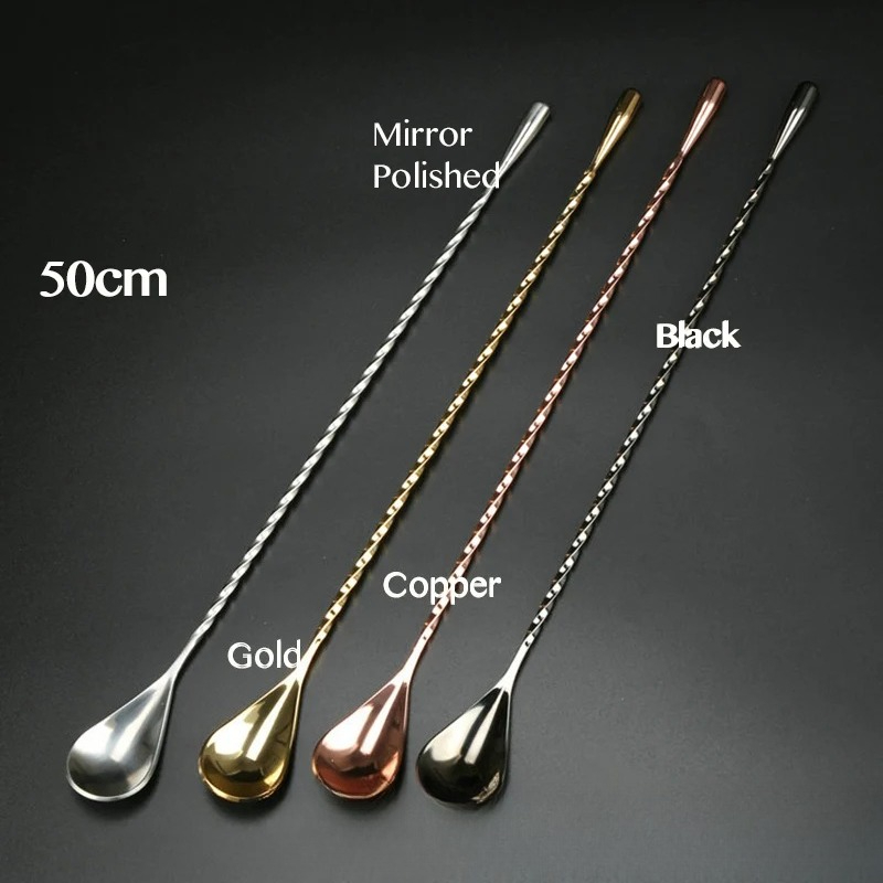 50cm 칵테일 바 스푼 304 스테인리스 스틸 트위스 - Bar Spoon Twisted 리뷰 및 가격