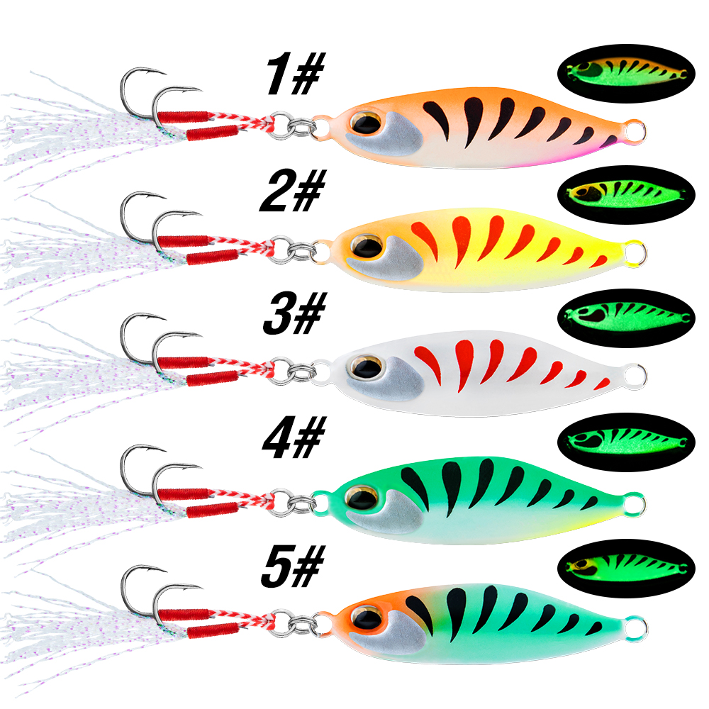 5개입 지그 베이트 7G/10G/15G/20G 싱킹 루 - Jigger Double Sided 리뷰 및 가격