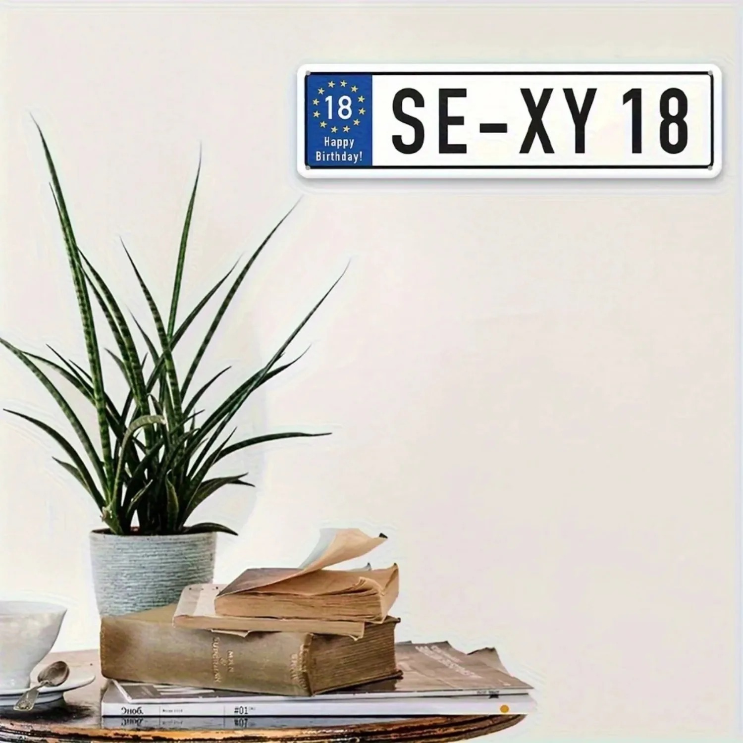 맞춤형 빈티지 EU 국기 금속 간판 실내외 가정 정원  - Home Bar Signs 리뷰 및 가격