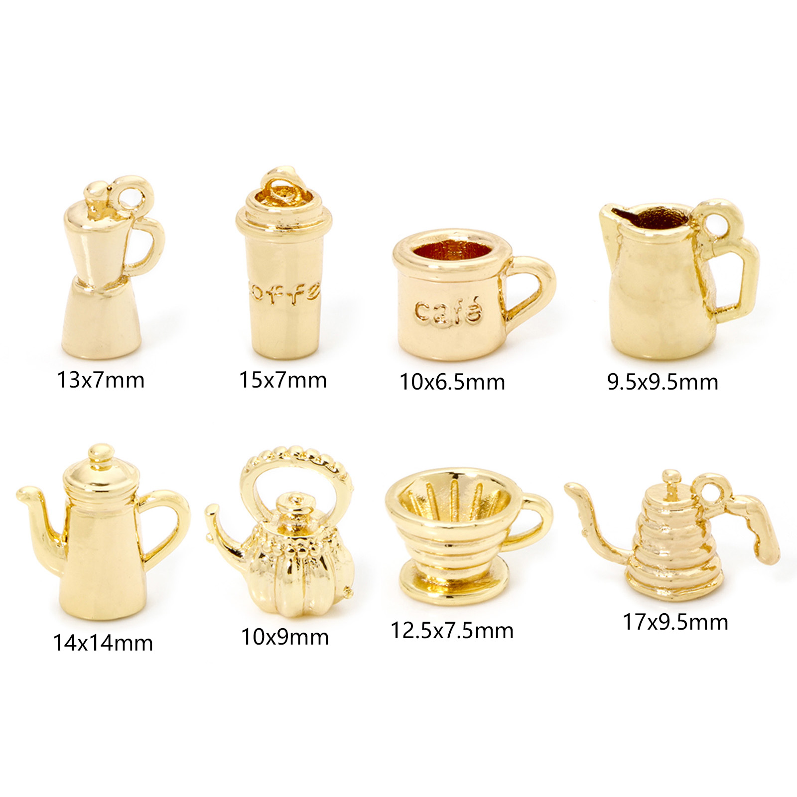 2/5 조각 황동 매력 18k 골드 도금 식기 컵 커피 - Citrus Juicer Bar 리뷰 및 가격