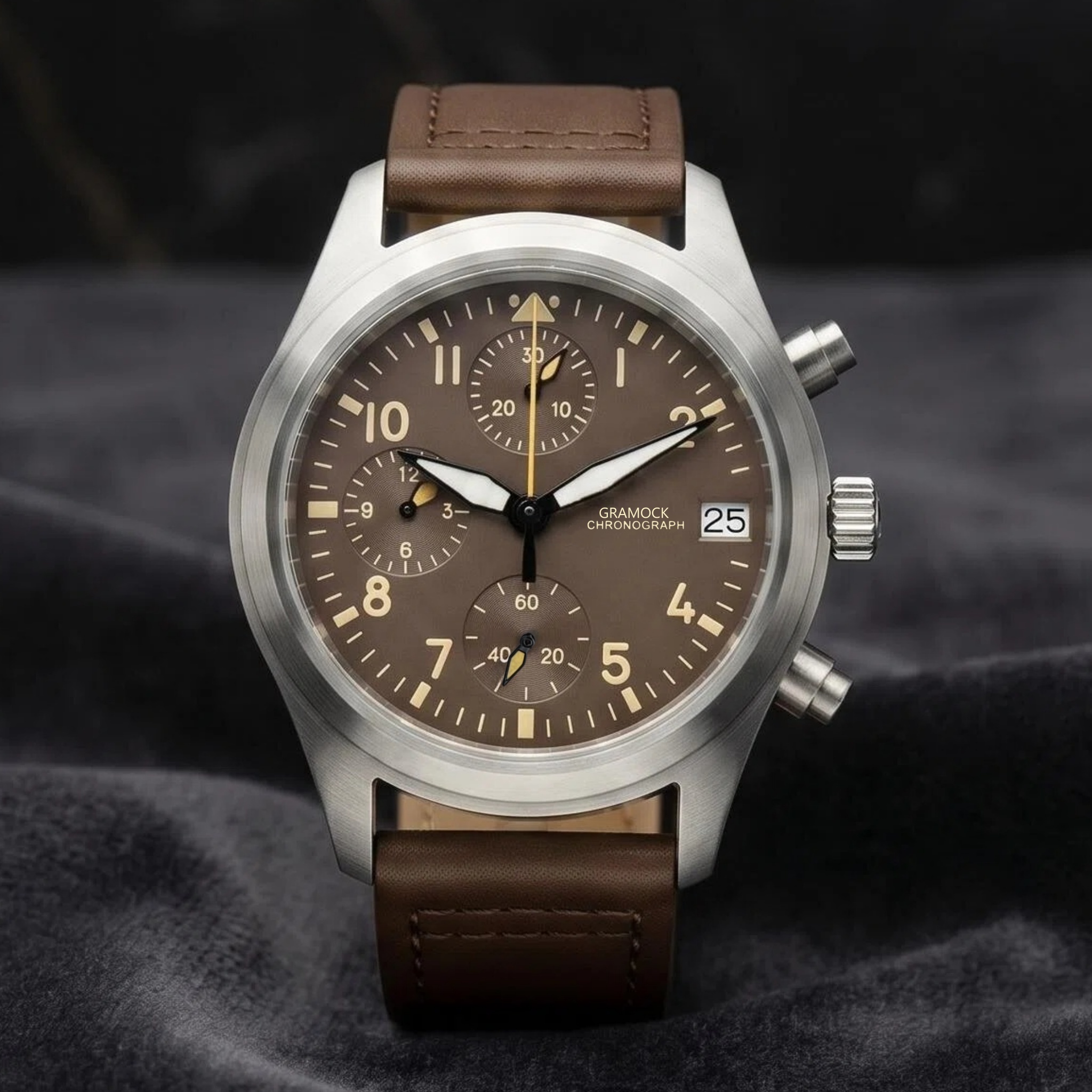 남성용 38mm 스틸 다이브 빈티지 파일럿 시계 VK6 - Old Fashioned Glass 리뷰 및 가격