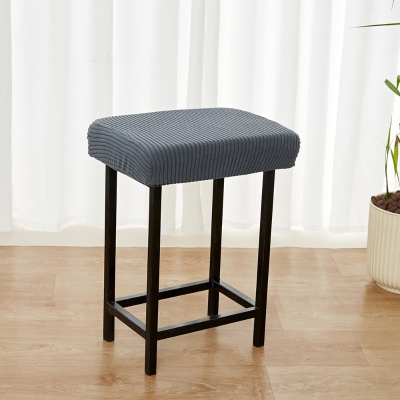 1/2pcs 바 의자 커버 탄성 세탁 가능 단색 의자  - Home Bar Seating 리뷰 및 가격