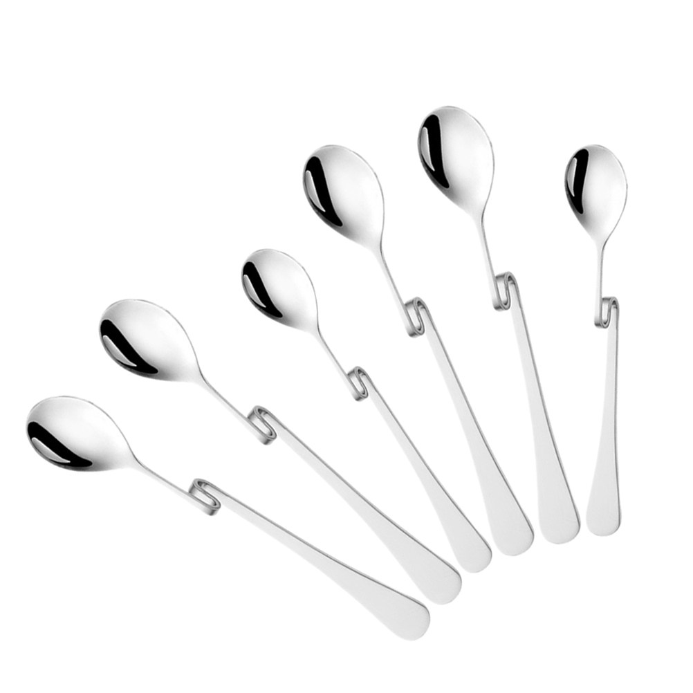 6Pcs 스테인레스 스틸 S 모양 교수형 교반 스푼 커 - Bar Spoon Twisted 리뷰 및 가격