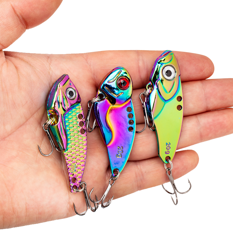 3개입 메탈 컬러풀 VIB 루어 5g 7g 10g 15 - Jigger Double Sided 리뷰 및 가격