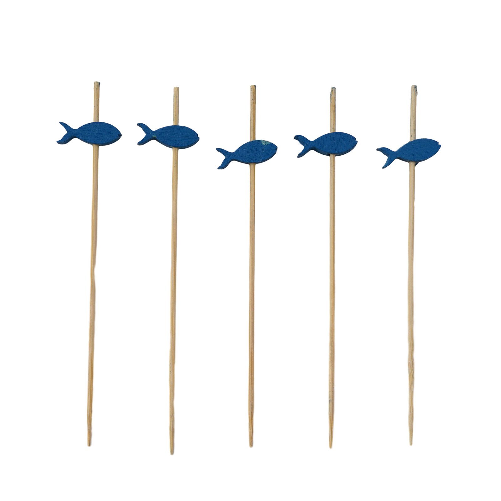 파란색 생선 모양 칵테일 픽 100개입, 파티 음식 서 - Ice Pick Pick 리뷰 및 가격