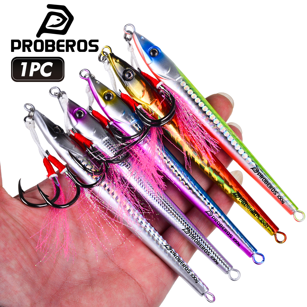 PROBEROS 30-100g 빠른 침강 지그 하드 베 - Jigger Double Sided 리뷰 및 가격