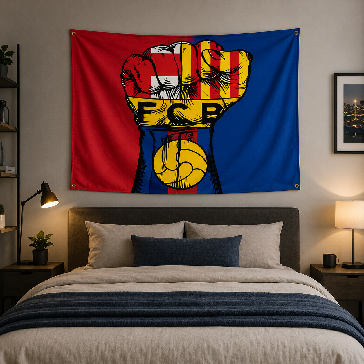 바르셀로나 테마 배경 태피스트리 침실 파티 홈 장식 배 - Home Barcelona 리뷰 및 가격