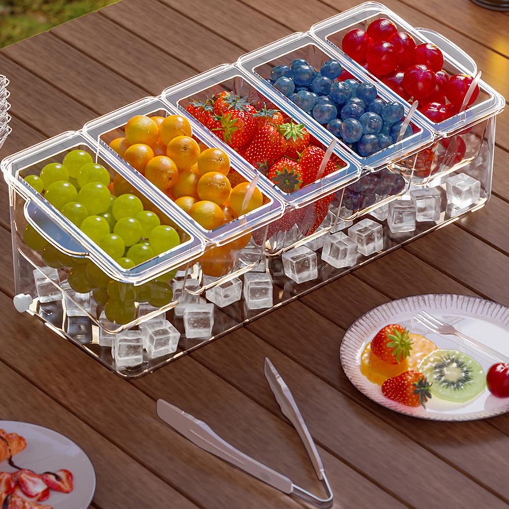 2026 타코 바 서빙 세트, 파티용 아이스 냉장 조미 - Garnish Tray Set 리뷰 및 가격