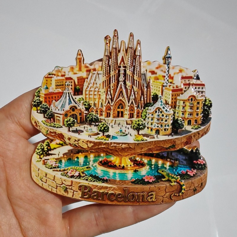 스페인 금속 냉장고 자석 바르셀로나 여행 기념품 사그라 - Home Barcelona 리뷰 및 가격
