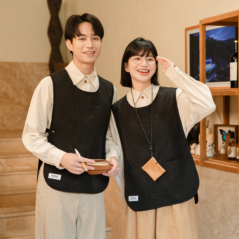 맞춤 로고 조끼 앞치마 방수 유니섹스 작업 앞치마 통기 - Home Barista 리뷰 및 가격