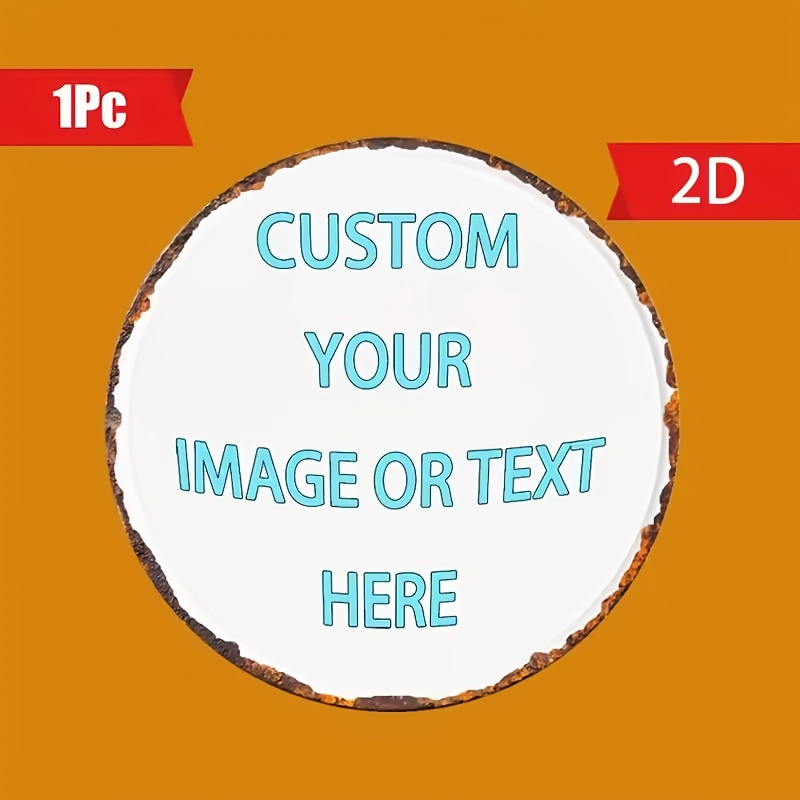 맞춤형 원형 금속 틴 사인, 개인 맞춤형 2D 빈티지  - Home Bar Accessories 리뷰 및 가격
